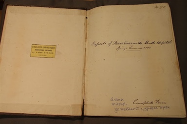 New Accession: Casebook of Dr Campbell Fair