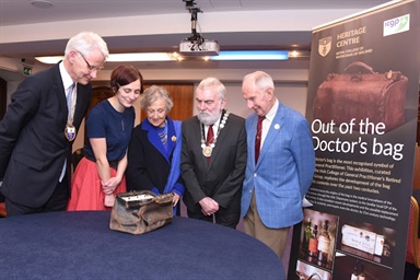Opening of 'Out of the Doctor's Bag' exhibition