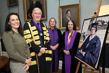 New portrait of Dr Dorothy Stopford-Price unveiled at RCPI