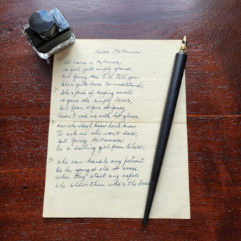 'Nurse McNamara', a poem by an unknown patient Profile